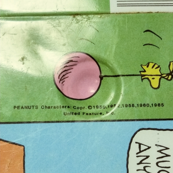 Peanuts vintage lunchbox & Snoopy plaque bundle. - Picture 13 of 16